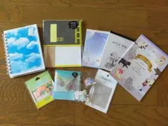 レターセット・メモ帳・シールなど　文具まとめ売り