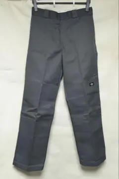 dickiesグレー ワークパンツ 85283　ダブルニー