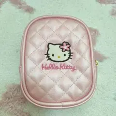 Hello Kitty キルティングポーチ ピンク