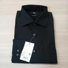 新品 UNIQLOノンアイロン シャツ ブラック　XXL