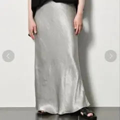 CITY SHOPシルバーロングスカートのサムネイル