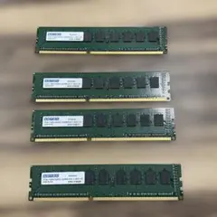 ADTEC デスクトップ用メモリ 4GB 4枚セット PC3L-12800