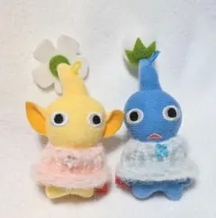 ハンドメイド ピクミン マスコット用 ポンチョ サマーニット 洋服