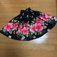 【子供用】フラダンス用 パウスカート ハイビスカス柄☆ハンドメイド☆