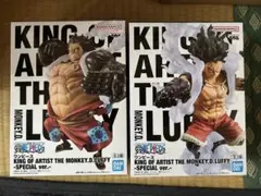 【新品・未開封】ワンピース　キングオブアーティスト　ルフィ　ギア4　２体セット