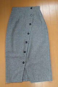ロングスカート タイトスカート　チェック柄