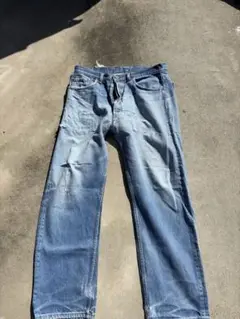 Levi's 501 w35ダメージ加工 made in usa