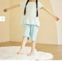 GIRLS エアリズムコットンブレンドセット　パジャマ