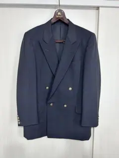 Burberryネイビー ダブルブレスト ブレザー　クリーニング済