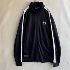 美品　アンダーアーマー　メンズ　ジャージ　トラックジャケット　XXL 黒