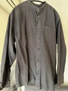 無印良品ダークグレー シャツ　M