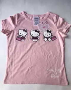 Hello Kitty Harrods Tシャツ ピンク 4、5歳用