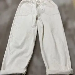 YARRA デニムイージーパンツ　アイボリー
