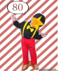 ミッキー　風　キッズ　コスプレ　コスチューム　　ディズニー　ハロウィン　80