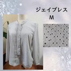 ジェイプレス ブラウス ドット柄 Mのサムネイル