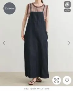 ワンピース 「別注」Lee×DOORS　キャミワンピース　試着のみ今月購入