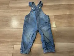 H&M デニムオーバーオール カバーオール 4-6M