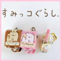 【送料無料】すみっコぐらしグッズキーホルダー3種類セットしろくま とんかつ ねこ