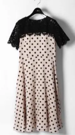 グレースコンチネンタル　シルクドットワンピース