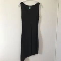 ワンピース パーティ 結婚式 二次会 ドレス アシンメトリー 膝丈 KOOKAI