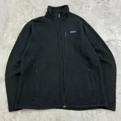 パタゴニア ベターセーター フルジップ フリースジャケット 古着 ブラック黒 M