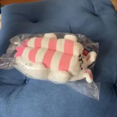 【新品未開封】スシロー　だっこずし　うさぎ　ぬいぐるみパスケース　えび　寿司