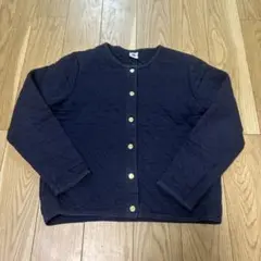 PETIT BATEAU プチバトー　ドットキルティングカーディガン
