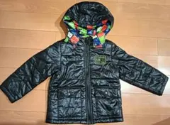 e.a.Bキッズ用フード付き中綿コート 100cm