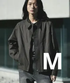 C/N SHORT CURVED SEAM BLOUSONアッシュブラウンM