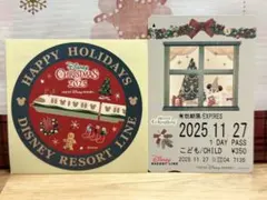クリスマスディズニー 2025 １日フリーパス・シール