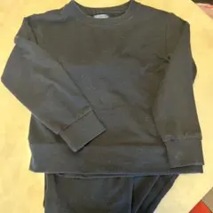 ELFINDOLL ブラック 長袖カットソー 130 セットアップ　トレーナー