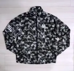 adidas GOLF 2way 総柄 ナイロンジャケット L テーラーメイド