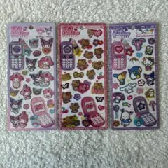 平成はっぴーふぉん　サンリオ　３点セット　国内正規品