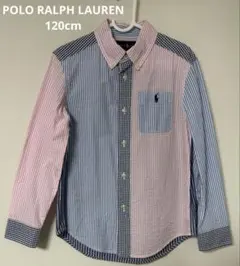 ラルフローレン シャツ　ストライプ　長袖シャツ　120cm