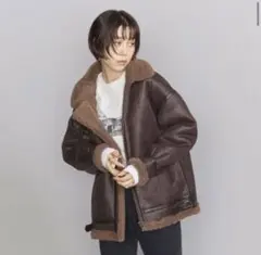 引越しの為最終値下げ BY フェイクボアムートン ビッグB-3 ブルゾン