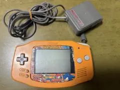 GBA オレンジ 本体 純正ACアダプタ付 動作確認済み スタートボタン難あり