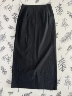 リネンタイトスカート　黒　ジャーナルスタンダード