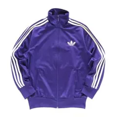アディダス ファイヤーバードトラックジャケット パープル ホワイト【Ｍ】
