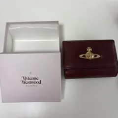 ヴィヴィアン・ウエストウッド　三つ折り財布 赤