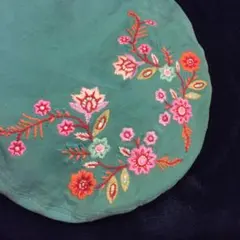 GAP キッズ超可愛い花の刺繍の柔らかハンチング帽S/M 54cm 即購入OK！