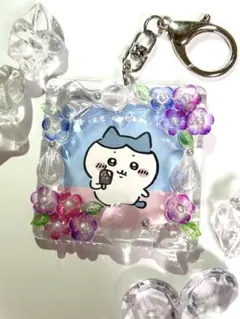 シールケース　デコ　シールキーホルダー　写真キーホルダー　デコ