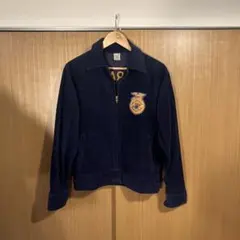 60年代 70年代 FFA夾克 100 38 刺繡燈芯絨 藏青色