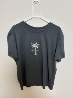 半袖Tシャツ ブラック ヤシの木 グラフィック