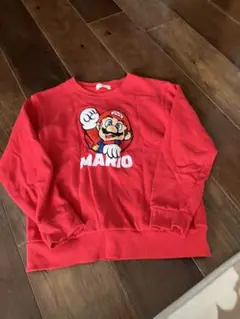 マリオ スウェットトレーナー 赤