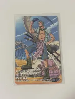 ONEPIECE ワンピース ゾロ カード バースデー アニメイト ONEPIECE ワンピース ゾロ カード バースデー アニメイト - メルカリ