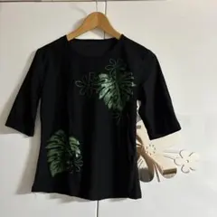 ハワイアン　フラダンス　七分袖tシャツ