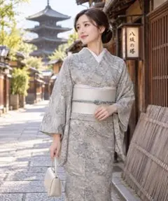 r*o様 新品未使用 正絹 伝統工芸士 木村竜之花織 紬着物 水色 - メルカリ