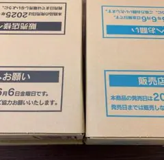 ポケモンカードゲーム ホワイトフレア ブラックボルト 各2カートン