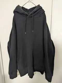 ユニクロ　オーバーサイズ ブラック パーカー