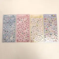 【公式】 ボンボンドロップシール mini しずくちゃん 4種コンプリートセット